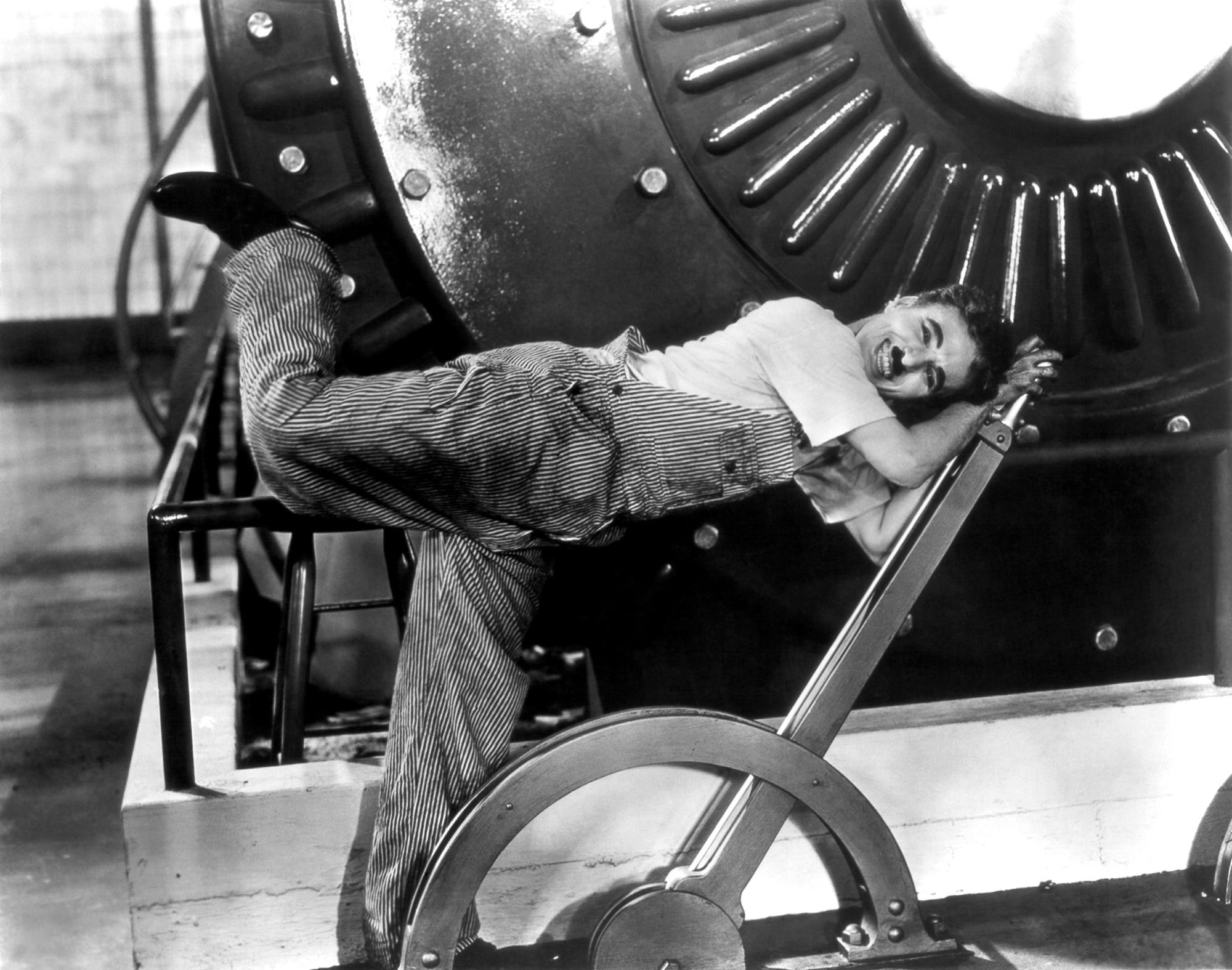 Chaplin Tiempos Modernos